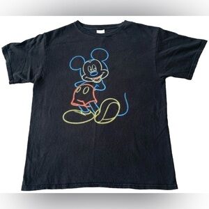 Vintage Neon Mickey Mouse (Youth Large)